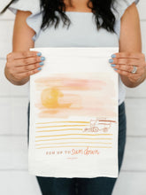 Load image into Gallery viewer, Sun Up to Sun Down Harvest Flour Sack Towel