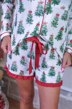 Load image into Gallery viewer, Under the Tree Ruffle Pajama Set