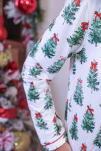 Load image into Gallery viewer, Under the Tree Ruffle Pajama Set