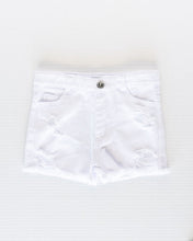 Load image into Gallery viewer, Delphie Denim Shorts - White