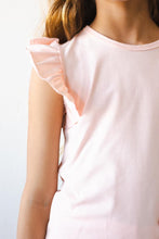 Load image into Gallery viewer, Petal Pink S/S Ruffle Tee