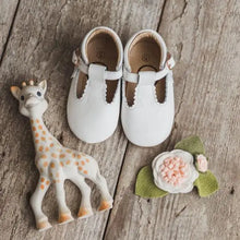 Load image into Gallery viewer, White T Bar Shoes