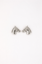 Load image into Gallery viewer, Gold Plated Horse Head Stud Earrings
