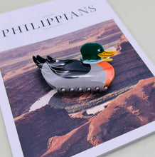 Load image into Gallery viewer, JUMBO MALLARD DUCK HAIR CLAW CLIPS
