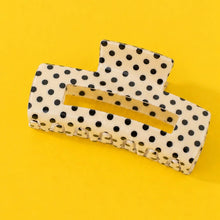 Load image into Gallery viewer, POLKA DOT HAIR CLAW CLIP
