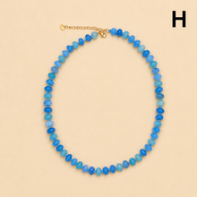Load image into Gallery viewer, Natural Stone Semi-Precious Glass Mixed Necklace
