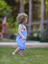 Load image into Gallery viewer, Flag Embroidery Boy Romper
