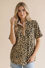 Load image into Gallery viewer, Mock Neck Leopard Top
