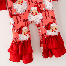 Load image into Gallery viewer, Red Ruffle Santa Romper
