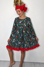 Load image into Gallery viewer, Emerald Christmas Ballet Dress
