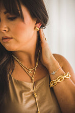 Load image into Gallery viewer, Gold Plated Horse Head Stud Earrings
