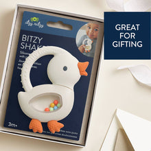 Load image into Gallery viewer, Bitzy Shake™ - Silicone Teether with Rattle
