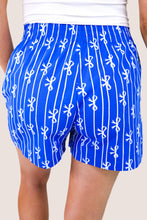 Load image into Gallery viewer, Bows and Goals Boxer Shorts - Blue
