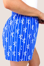 Load image into Gallery viewer, Bows and Goals Boxer Shorts - Blue

