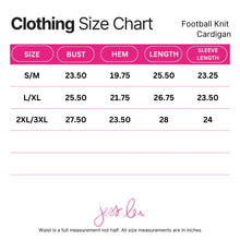 Load image into Gallery viewer, Football Knit Cardigan
