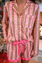 Load image into Gallery viewer, PREORDER Gingerbread Lane Ruffle Pajama Set
