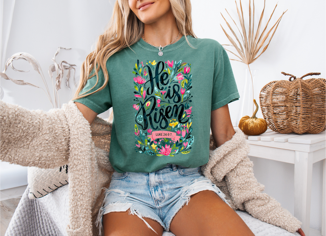 He is Risen Adult Tee