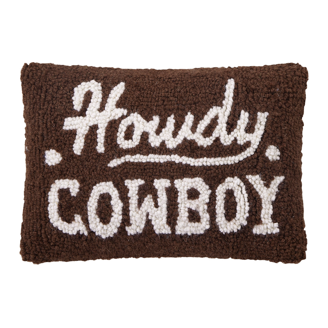 Howdy Cowboy Pillow