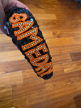 Load image into Gallery viewer, Game Day Headband - Orange and Black
