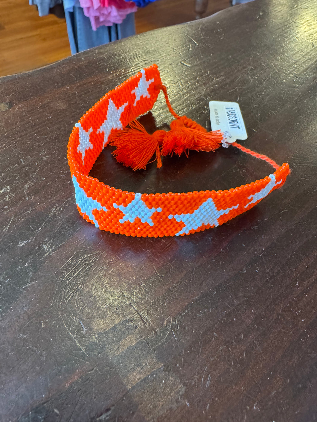 Orange Star Bracelet