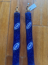Load image into Gallery viewer, Blue Football Purse Strap
