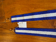 Load image into Gallery viewer, Blue and White Purse Strap
