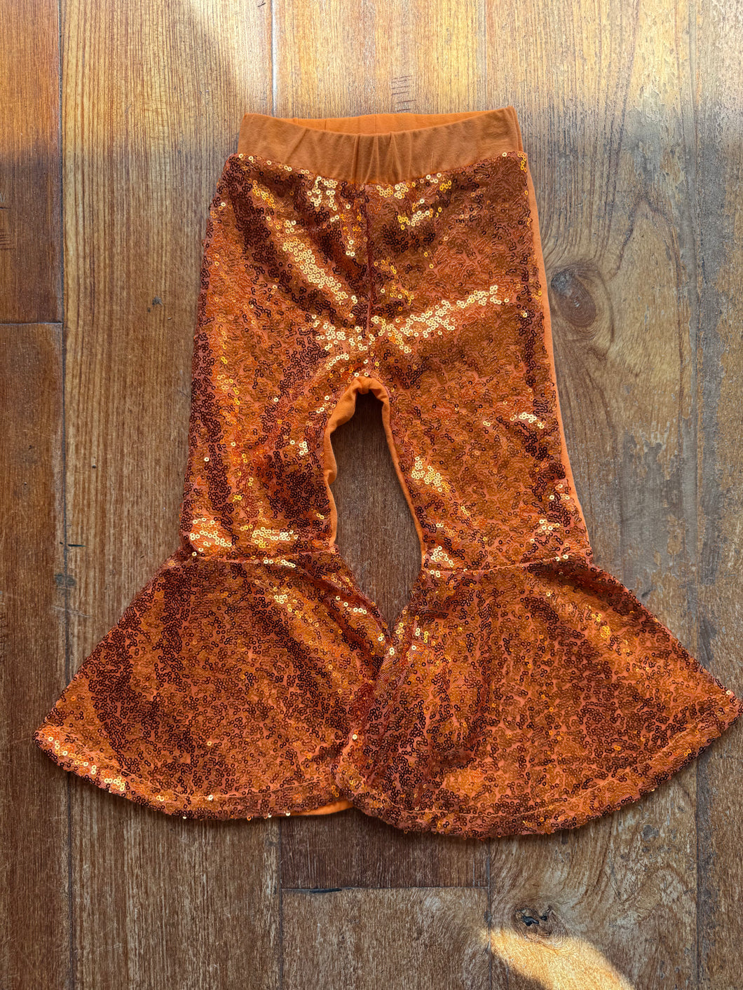Orange Sequin Bells
