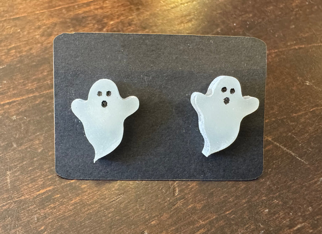 Glowy Ghost Studs