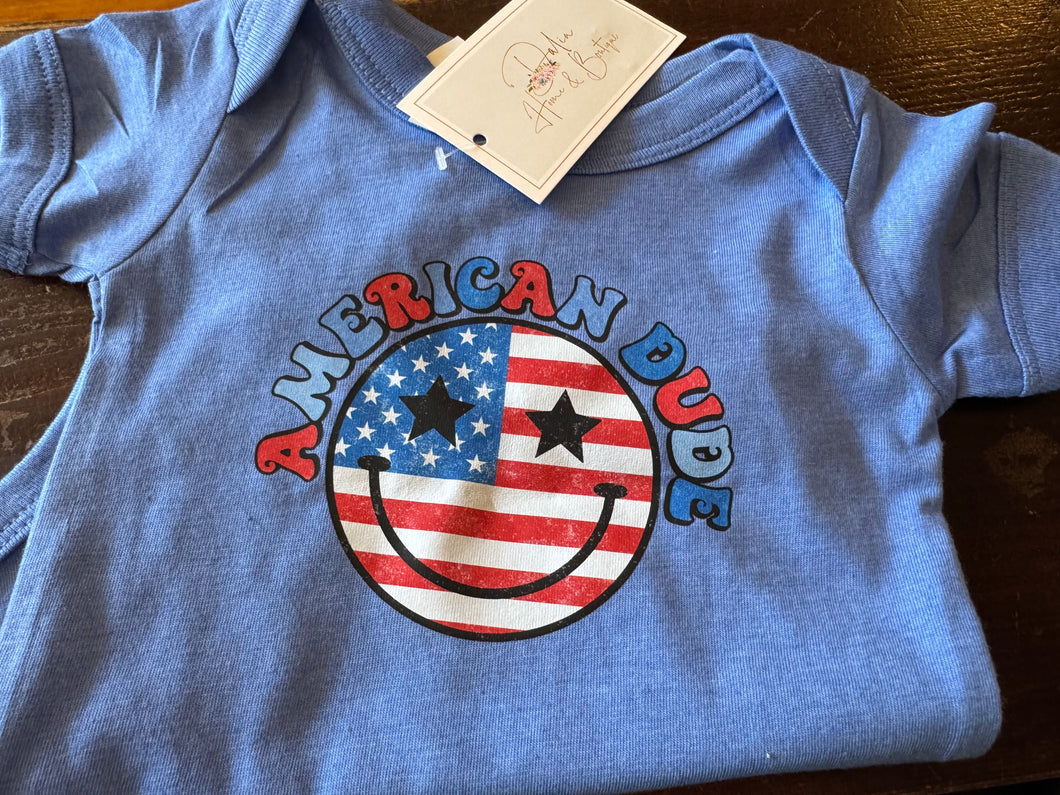 American Dude Onesie