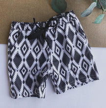Load image into Gallery viewer, Aztec Boy Shorts -black
