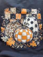 Load image into Gallery viewer, Check Pumpkin Sweatshirt
