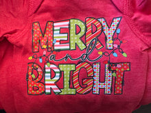 Load image into Gallery viewer, Red Merry &amp; Bright Tee
