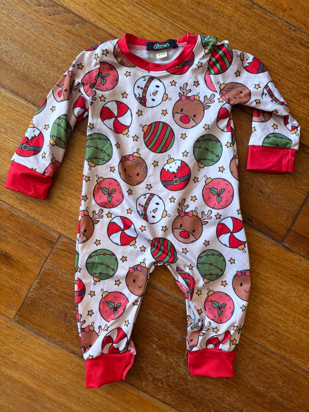 Ornament Cheer Romper