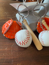 Load image into Gallery viewer, Baseball Bat Glove Keychain
