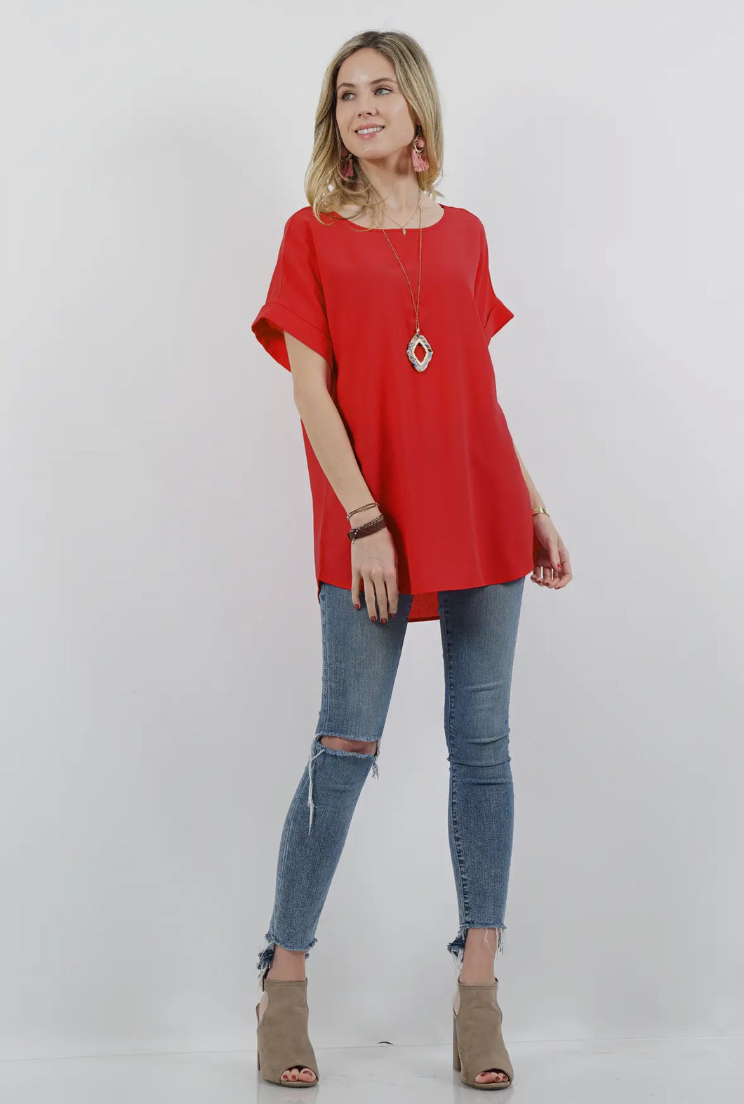 Ruby Woven Doby Top