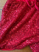Load image into Gallery viewer, Sequin Drawstring Shorts - Red
