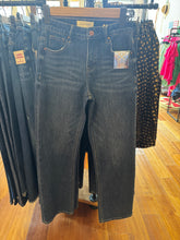 Load image into Gallery viewer, Risen High Rise Dark Straight Jeans
