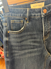 Load image into Gallery viewer, Risen High Rise Dark Straight Jeans
