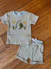 Load image into Gallery viewer, Stripe Fish Boys Set

