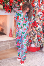 Load image into Gallery viewer, PREORDER Jingle Bows Ruffle Pajama Set
