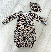 Load image into Gallery viewer, Leopard Baby Gown
