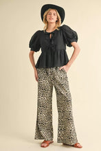 Load image into Gallery viewer, Leopard Drawstring Pants
