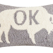 Load image into Gallery viewer, 8x12 OK Buffalo Pillow
