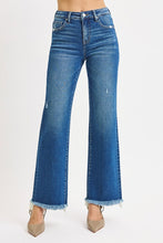 Load image into Gallery viewer, Risen Mid Rise Ankle Straight Jeans
