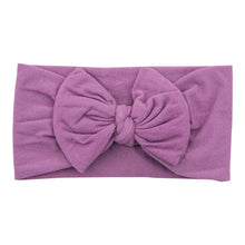 Load image into Gallery viewer, Sugar Plum Nylon Bow Headwrap
