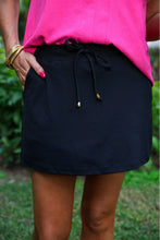 Load image into Gallery viewer, After Dark Black Skort
