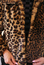 Load image into Gallery viewer, After Midnight Faux Fur Leopard Jacket
