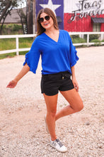 Load image into Gallery viewer, Amy Ruffle Sleeve Top
