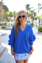 Load image into Gallery viewer, Amy Ruffle Sleeve Top
