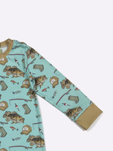Load image into Gallery viewer, Aqua Fishing Romper

